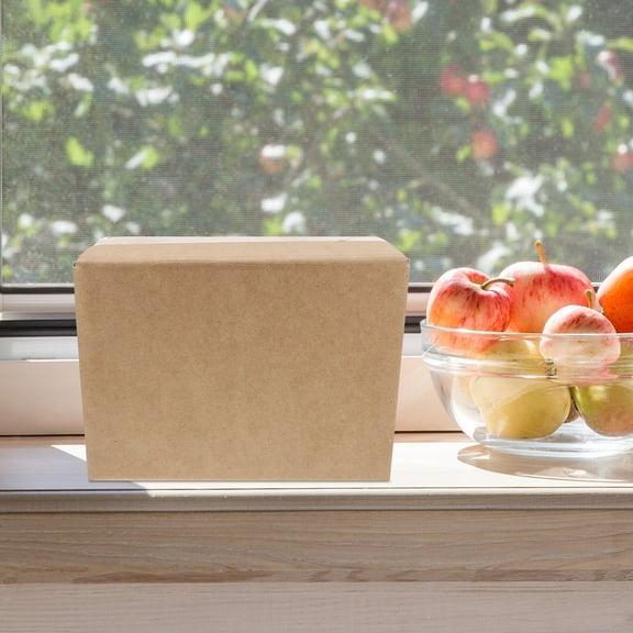 Toyvian 2Pcs Brown Insulated Shipping Carton Boxes Food Safe Thermal Packaging for Cold Chain