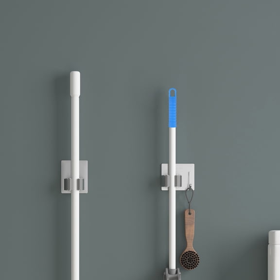 Toyvian 2-Pack Replacement Mop Handle End Caps with Non- Grip and Hanging Hole for Convenient Storage and Easy Use