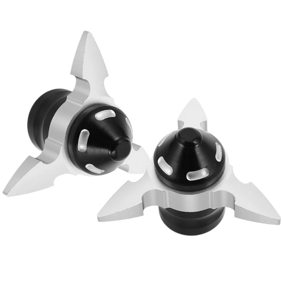 Toyvian 2-Pack Aluminum Motorcycle Frame Sliders Front Fork Protectors for Street and Road Riding Safety