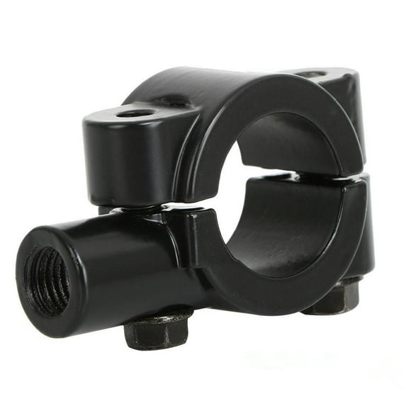 Toyvian 2-Pack Black Aluminum Motorcycle Handlebar Mirrors with Easy Mounting for Enhanced Safety and Style
