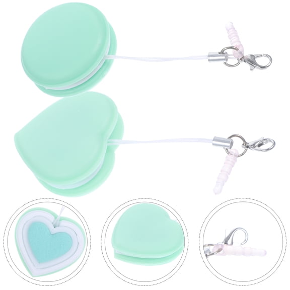 Toyvian 2Pcs Green Eyeglasses Cleaner Wipes Safe for Mobile Phone Screens and Camera Lenses