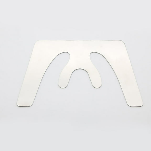 Toyvian Tooth Grinding Guard Plate Stainless Steel 2Pcs