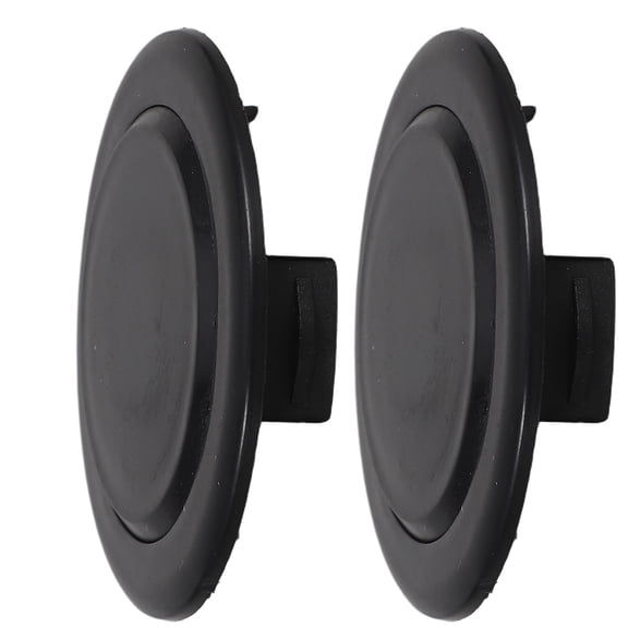 Toyvian 2-Pack Black Table Umbrella Hole Plugs, Patio Parasol Hole Covers, Weather Resistant