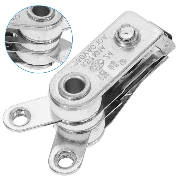 Toyvian 2Set Adjustable Temperature Thermostat Temperature Controller For Electric Heater Silver Iron