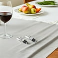thumbnail image 1 of Toyvian 2Pcs Black Stainless Steel Wine Aerator Pourer with Silicone Seal Bottle Stopper, 1 of 8