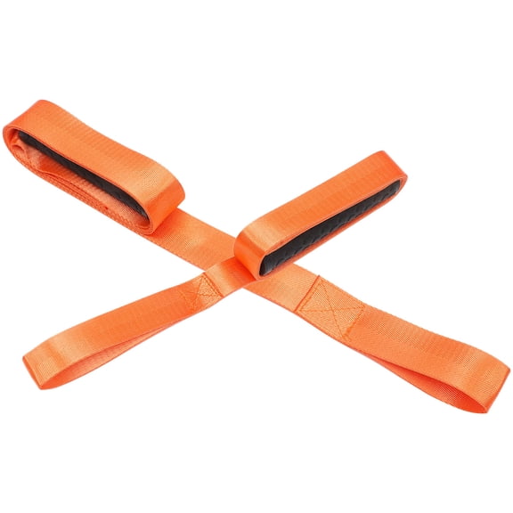 Toyvian Hunting Gear Deer Carrier with Orange Nylon Rope, Portable and Sturdy, 2 Pieces for Outdoor Hunting