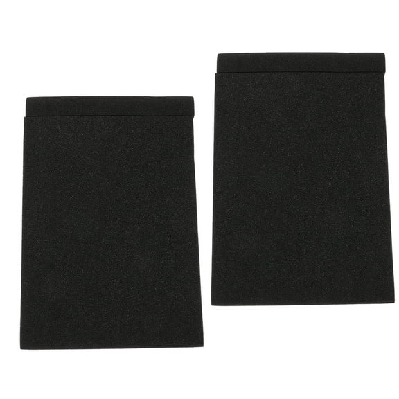 Toyvian 2Pcs Black Speaker Isolation Pads for Subwoofer Acoustic Sound Diffuser Panels