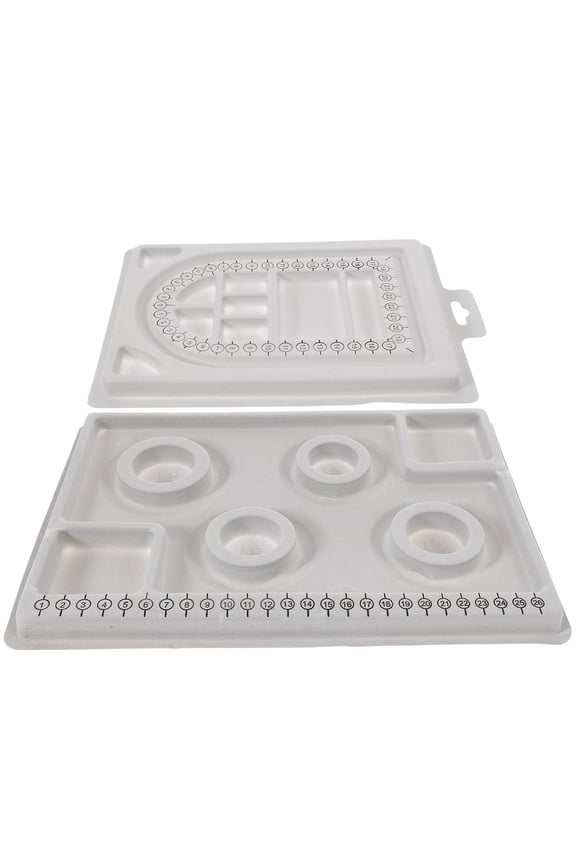 Bracelet Measurement Board for Measuring Jewelry Length Grey 2Pcs