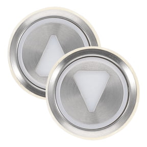 Toyvian Elevator Button Silver Stainless Steel Easy Installation for Elevators 2Pcs