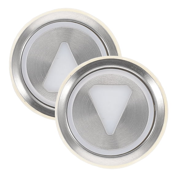 Toyvian Stainless Steel Elevator Parts User-Friendly Replacement Button 2Pcs