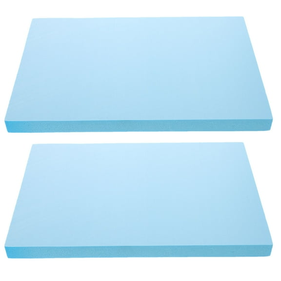 Toyvian 2pcs Polyurethane Pad Sky Blue Packing Foam Sheets For Fragile Item Transportation