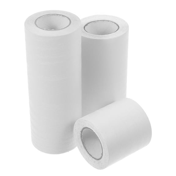 Toyvian Self Adhesive White PVC Skirting Board Covers Flexible Wall Base Molding Trim for Indoor Outdoor Decor