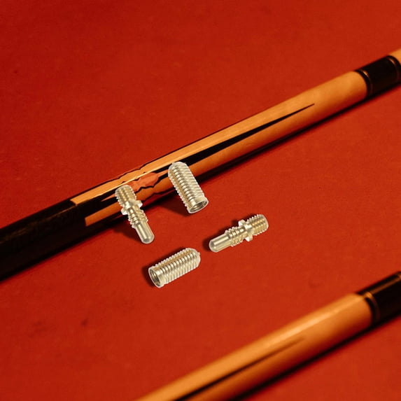 Toyvian Golden Copper Pool Cue Joint Connecting Screws Sturdy for Home Use 3Sets