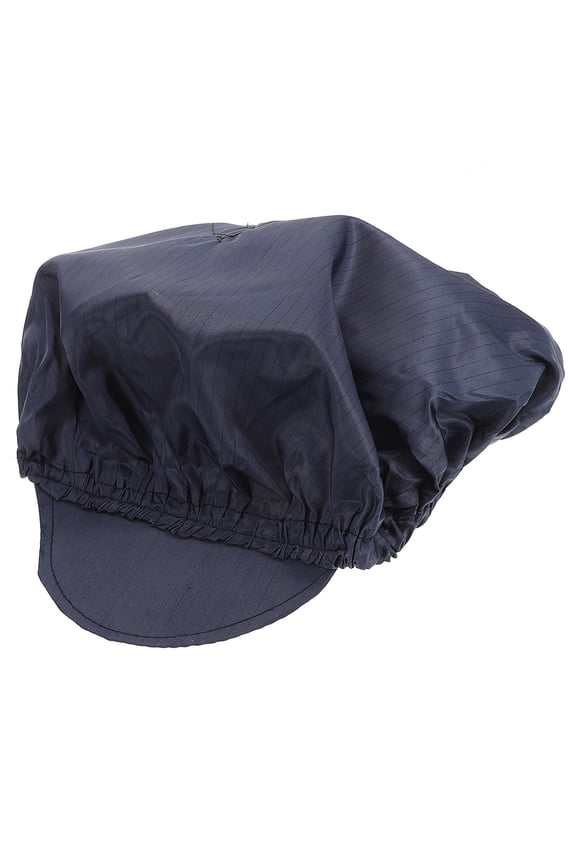 3Pcs Lightweight Dark Blue Cook Hats Stylish Unisex Chef Accessories for Service Staff