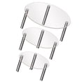 thumbnail image 1 of Toyvian 3-Piece Clear Acrylic Cake Stand Set Elegant Dessert Display for Parties, Weddings, and Home Decoration, 1 of 6