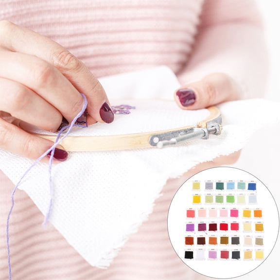 Toyvian Quilting Thread Collection with Assorted Colors and Organized Storage Box