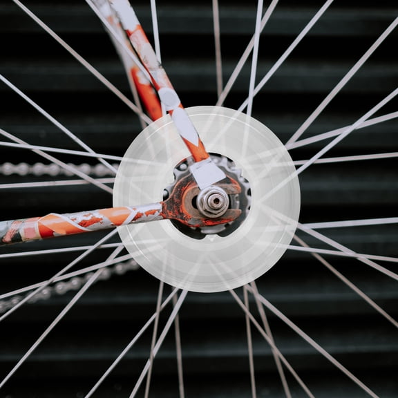 Toyvian 4Pcs Elegant Transparent Bike Spoke Protector with Easy Installation and Impact Resistant Design