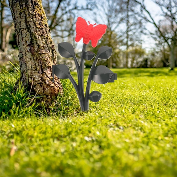 Toyvian 4Pcs Plastic Composite Fence Panels for Garden Outdoor Decorative Lawn Border