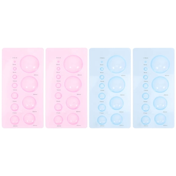 Toyvian ABS Plastic Mold Kit, 4 Assorted Colors for Crafting, Modeling, Projects and Art Supplies