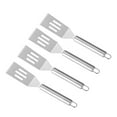 thumbnail image 1 of Toyvian 4Pcs Stainless Steel Metal for Kitchen Use Restaurant Steak Turner Pancake Flipper, 1 of 8