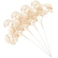 thumbnail image 1 of Toyvian 4Pcs Faux Ginkgo Stems Golden Artificial Leaves for Vase Decor, 1 of 8