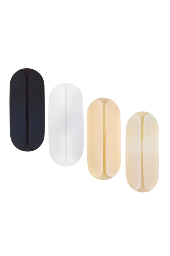 Soft Sponge Shoulder Pads Bra Strap Cushions Black 4Pcs