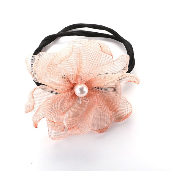 Toyvian 4pcs Hair Ring Knot Hair Ties Keeps Hair in Place for Any Occasions Green Grey