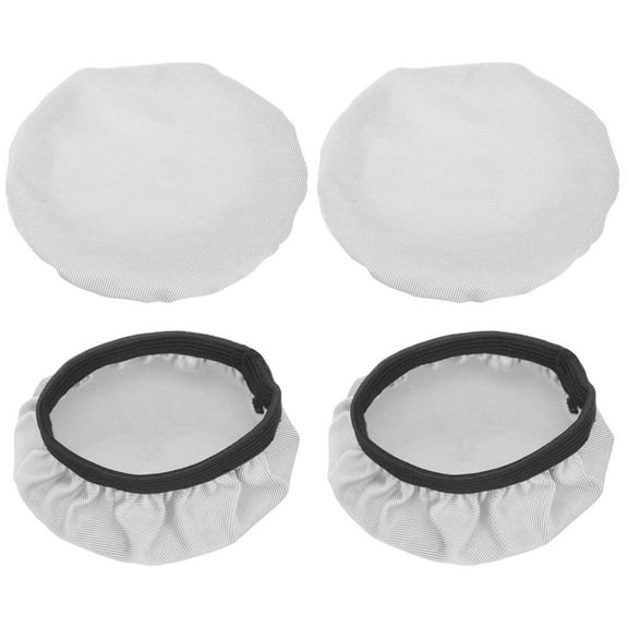 Toyvian 4Pcs Grey Headphone Ear Covers Stretchable Protector for Reusable Headsets