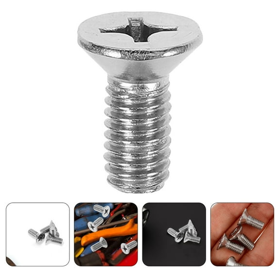 Toyvian 4Pcs Precision Stainless Steel Brake Screws Compatible with Honda Disc Rotors