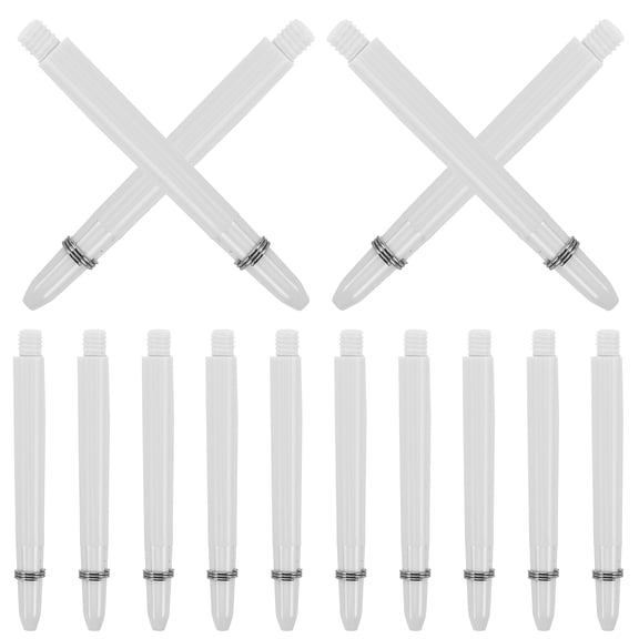 Toyvian 50 Pcs Carbon Nylon Dart Shafts Replacement for Dart Games and Competitive Play