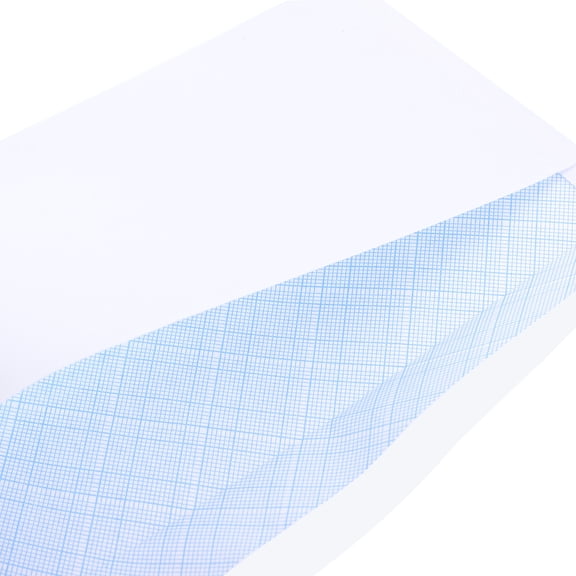 Toyvian Elegant White Self Seal Envelopes with Left Window for Business 50Pcs