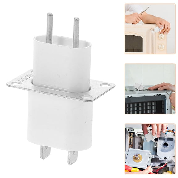 Toyvian 5Pcs Microwave Oven Magnetron Socket Parts Assorted Color for Repair Kits