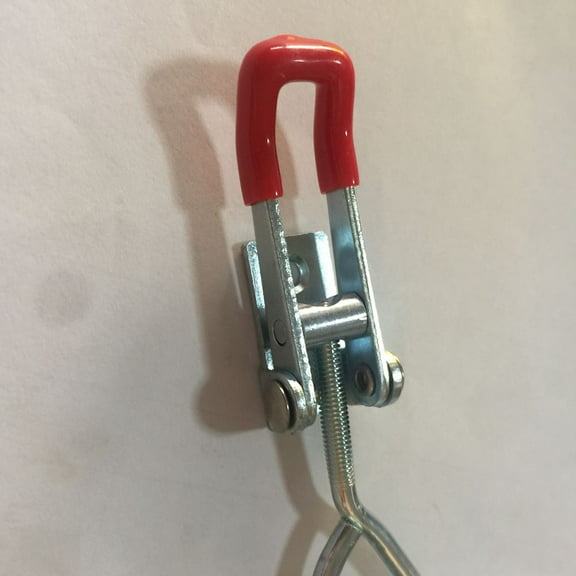 Toyvian 5Pcs Vertical Toggle Clamp Steel Latch Clamp for Welding Jigging Repair and Storage