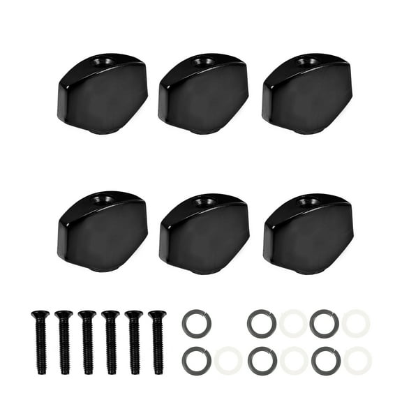 Toyvian Guitar Replacement Parts Tuner Caps 6 Sets