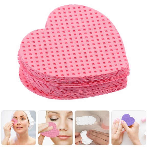 Toyvian 600 Pieces Nail Remover Cotton Pad White For Nail Polish Removal Salon Use