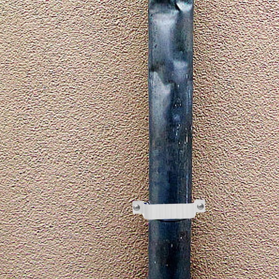 Toyvian Durable White Aluminium Alloy Gutter Straps for Home Use with Easy Installation and Excellent Stability