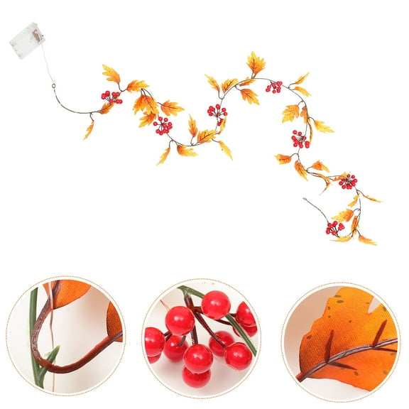 Toyvian Multi Color Leaf ng Lights Tsgiving Decorations Fall Gar for Home