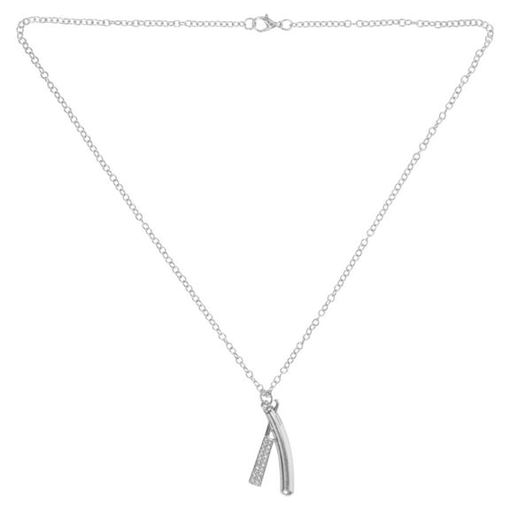 Toyvian Vintage Metal Barber Pendant Necklace Stylish Souvenir Accessory for Men