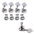 thumbnail image 1 of Toyvian Metal Guitar Tuning Pegs Set with 4 Right-Handed , Screws and for Acoustic and Electric Guitars, 1 of 8