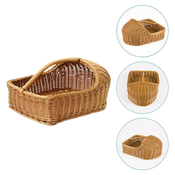 Toyvian Shoe Storage Basket Organizer with Slipper Holder, PP Material, Practical Home Use, 1 Set