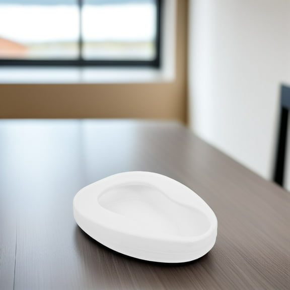 Toyvian Portable Urinal For Women Bed Pan White Pe 1Pack Patient Care