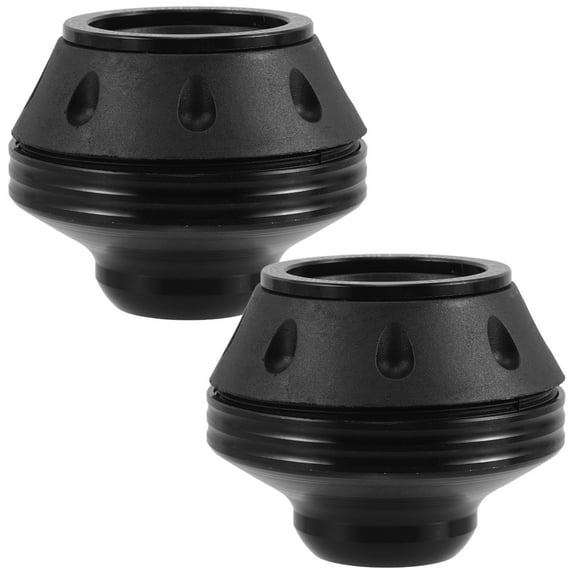 Toyvian Black Aluminum Alloy Front Fork Cover Replacement Part for Motorcycle Accessories and Lightweight