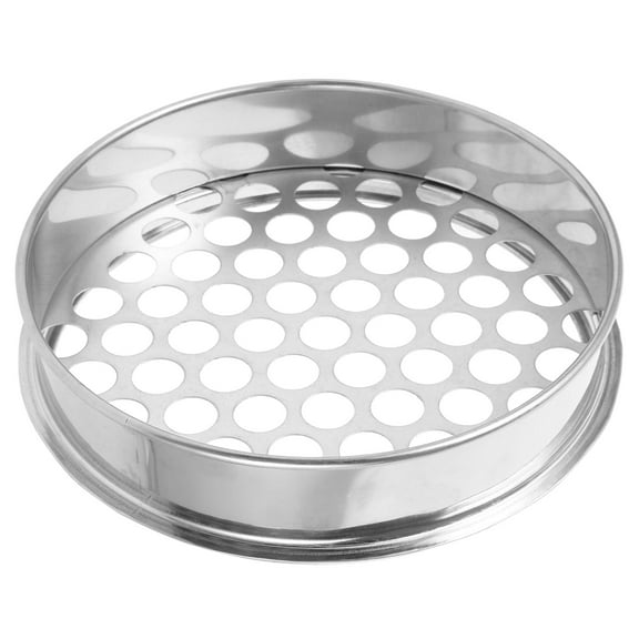 Toyvian Soil Sifter Gardening Stainless Steel for Outdoor Use 1Set