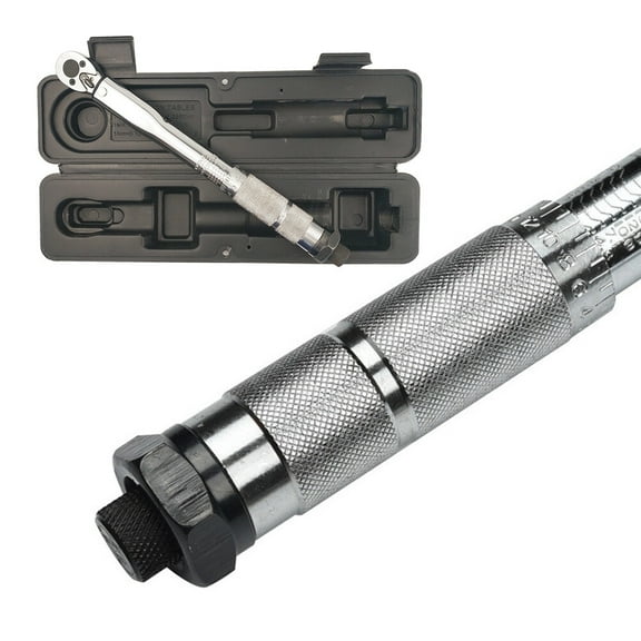 Toyvian Steel Adjustable Torque Wrench with Preset Settings for Consistent Bolt Fastening