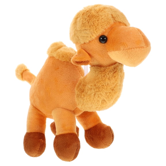 Toyvian Big Stuffed Camel Camel Plush Toy Brown 1Set