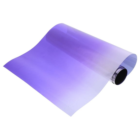 Toyvian Auto Lamp Film Car Light Tint Film Purple Pet 1Pcs