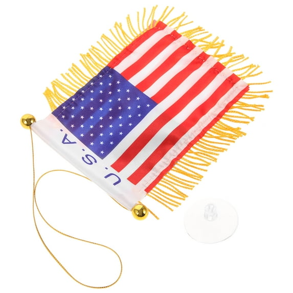 Toyvian Stylish Car Hanging Ornament with Tassels, Decorative Interior Mirror Accessory for Cars