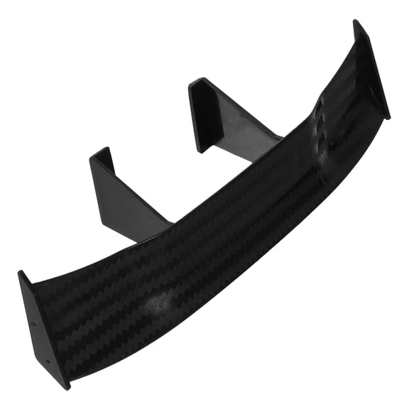 Toyvian Car Decorations Car Tail Wing Simulated Carbon Fiber Simple Design 1Pack