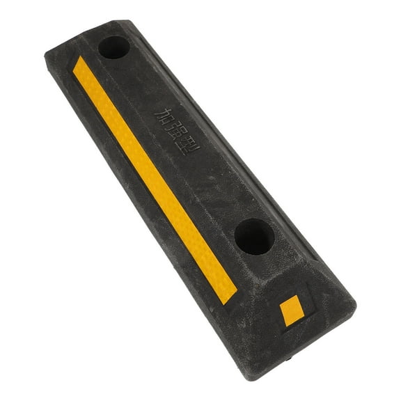 Toyvian Assorted Color Rubber Wheel Stopper for Car Parking Enhanced Durability and Easy Use