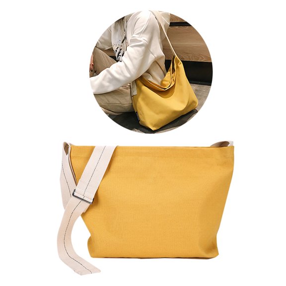 Toyvian thick canvas hobo bag Canvas Bag Casual Canvas Large Capacity 1Pack for Women Daily Use